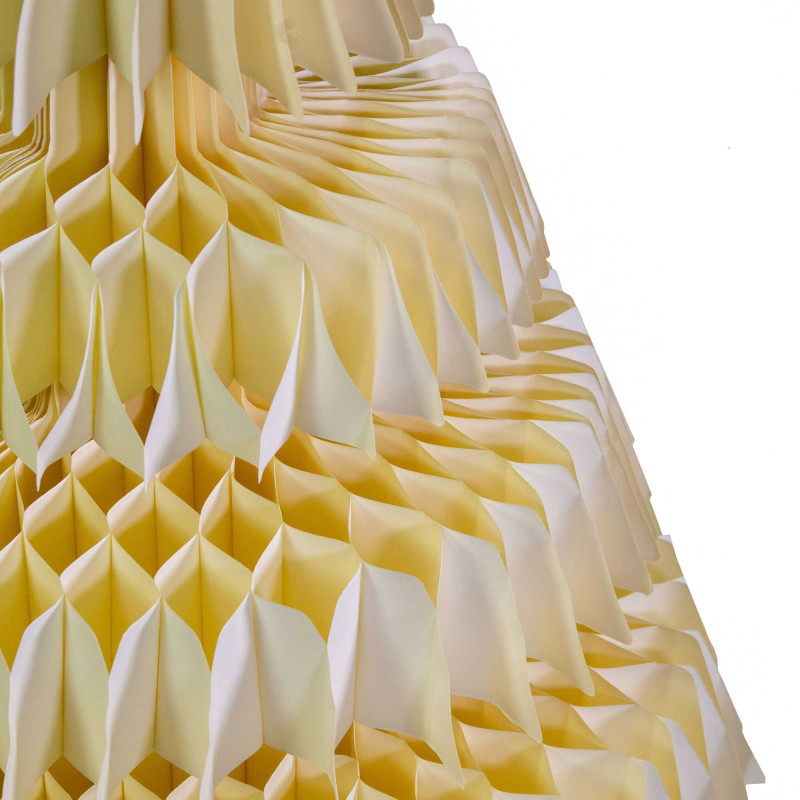 Albero carta nido d’ape avorio Ø82x100 cm - Decorazione natalizia