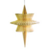 Sfera carta nido d’ape avorio Ø70x100 cm - Decorazione natalizia