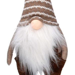 Zoom Gnomo tessuto beige cm 25x20h72