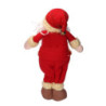 Babbo Natale tessuto rosso 25x9h45 cm decorazione natalizia