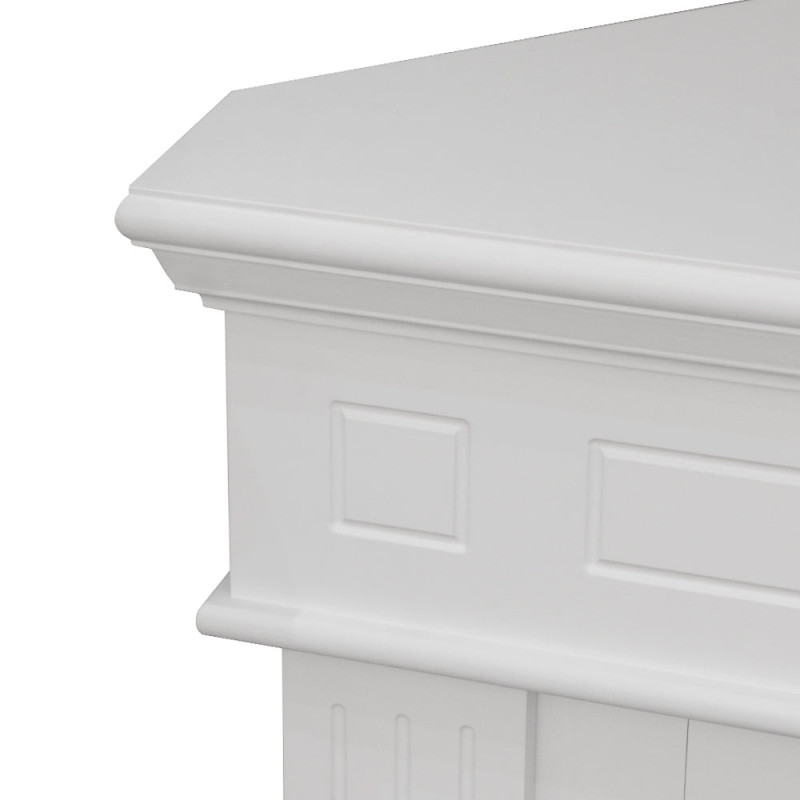 Camino elettrico ad angolo Ford bianco 110x63x102h elegante
