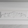 Camino elettrico Truman bianco effetto marmo 121x38x108h elegante