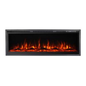 Camino elettrico Chicago130 da parete incasso frontale moderno