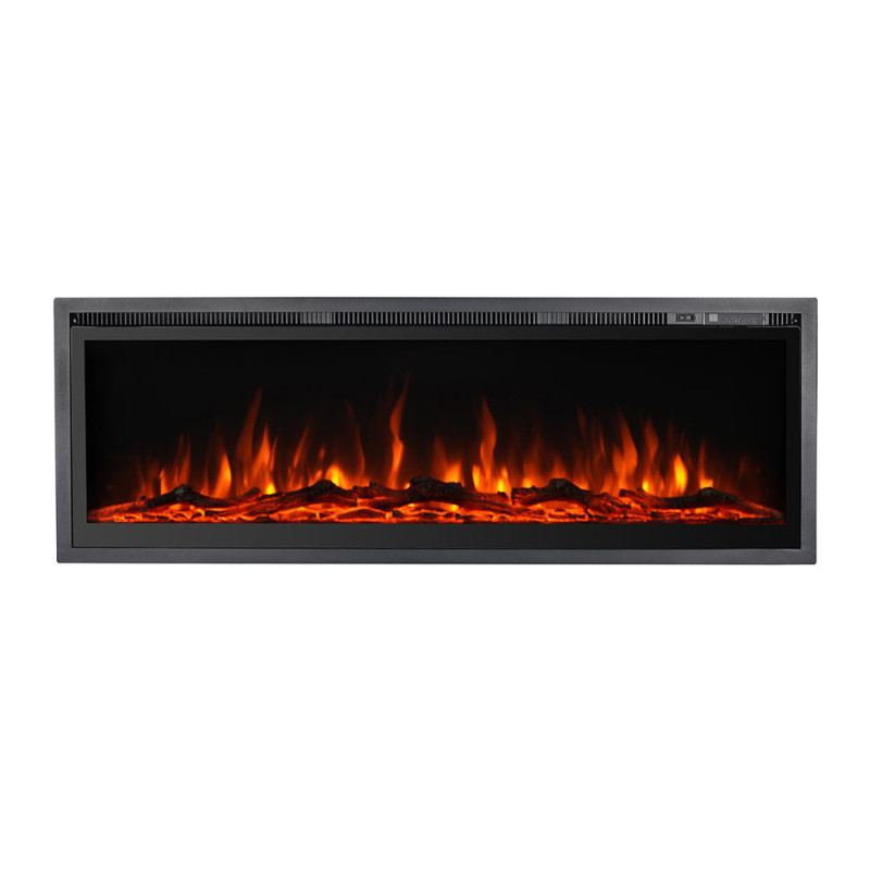 Camino elettrico Chicago130 da parete incasso frontale moderno