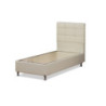 Letto singolo contenitore Nova bianco 92x206 moderno e pratico