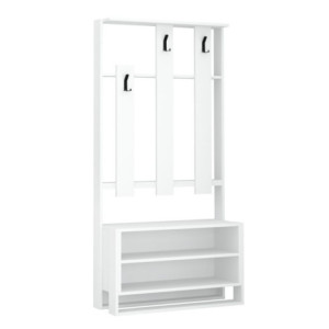 Zoom Mobile ingresso Chester bianco 90x36x180