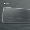 Set 12 pianelle pavimento SPC nero 1220x181 mm moderno e resistente