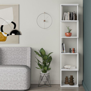 Zoom Libreria a cubo Piri colore bianco H 161x30x35 cm.