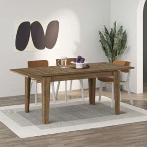 Tavolo allungabile Tolmen hitit noce 140x80 cm fino a 190 cm