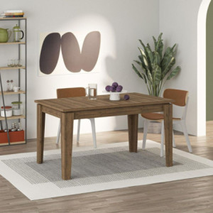 Tavolo allungabile Megaron hitit noce 120x80 cm moderno