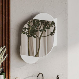 Zoom Specchio Cloud a forma di nuvola apribile colore bianco