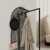 Mobile ingresso Archy con 4 ganci e scarpiera retro grey