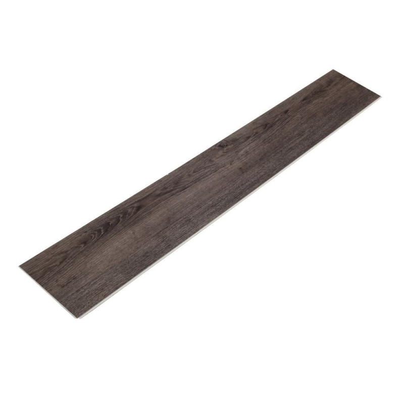 Set 12 pianelle pavimento SPC effetto legno noce 1220x181 mm