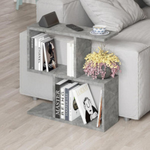 Tavolino da salotto Homemania lagina effetto marmo grigio