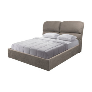 Zoom Letto matrimoniale Sofaback contenitore in tessuto Enjoy 03 taupe