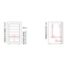 Cantinetta Vinarius 40 ventilata 5 mensole legno nero classe G