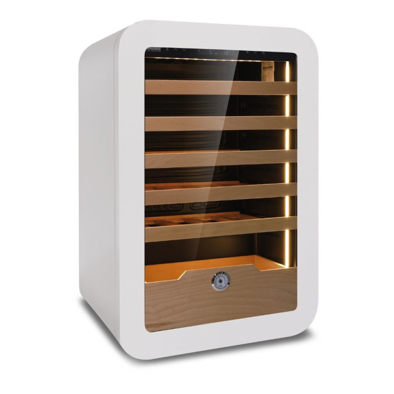 Cantinetta Vinarius 40 ventilata 5 mensole legno bianco classe G