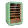 Cantinetta Vinarius 40 ventilata 5 mensole legno verde classe G