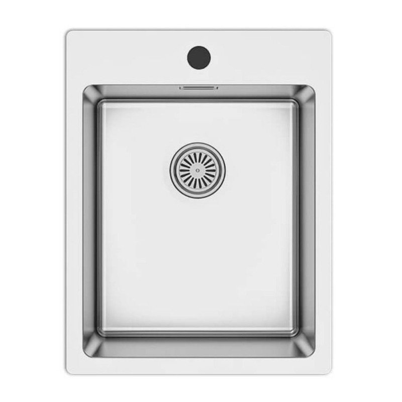 Lavello da incasso SA349 una vasca 39x50,5 cm inox