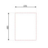 Lavello da incasso SA349 una vasca 39x50,5 cm inox