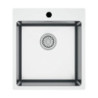 Lavello da incasso SA381 una vasca 45x50,5 cm inox