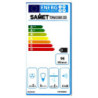 Gruppo cappa Samet sottopensile Tornado 60 inox classe D