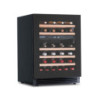 Cantinetta incasso nera 46 bottiglie maniglia integrata