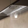 Cappa incasso per piano a induzione In-Nova Zero Drip Lite90A Faber inox classe B