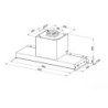 Cappa incasso per piano a induzione In-Nova Zero Drip Lite90A Faber inox classe B