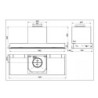 Cappa incasso per piano a induzione In-Nova Zero Drip Lite90A Faber inox classe B