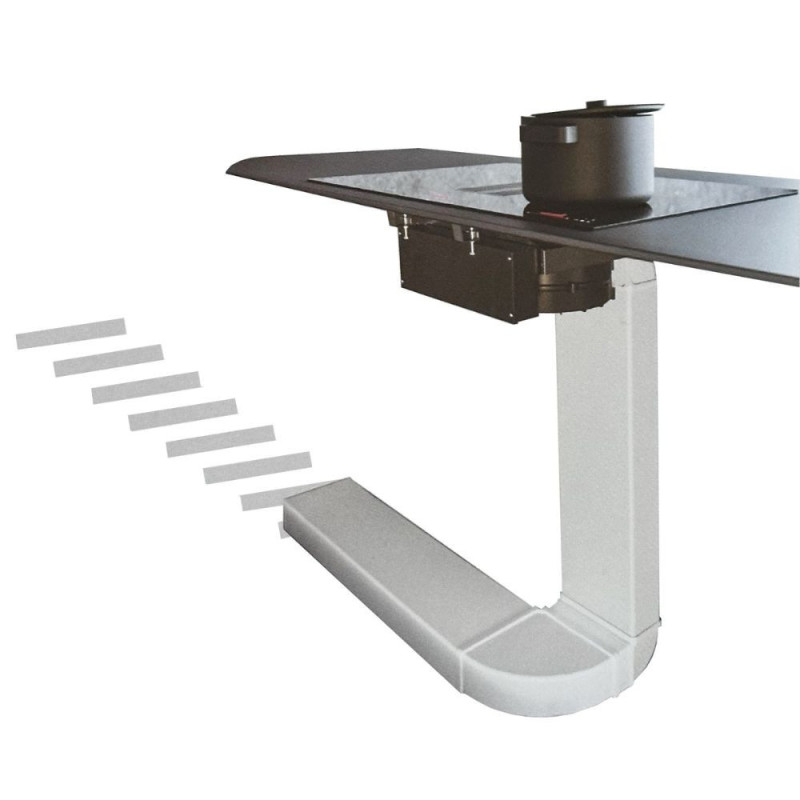 Kit standard cappa integrata per piano cottura uscita 220x90 mm