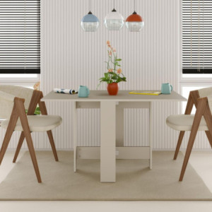 Zoom Tavolo pieghevole salvaspazio Artemio colore cashmere