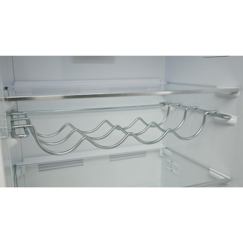 Frigorifero combinato Sharp 230L no frost glass nero Classe D