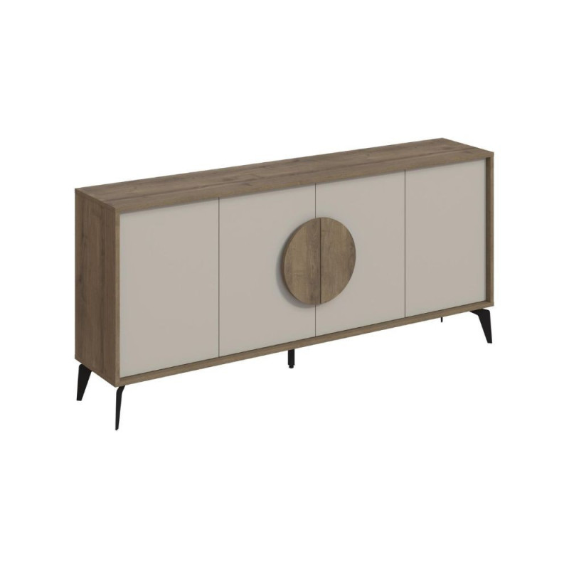 Madia Gora 180 cm noce hitit e ante cashmere moderna