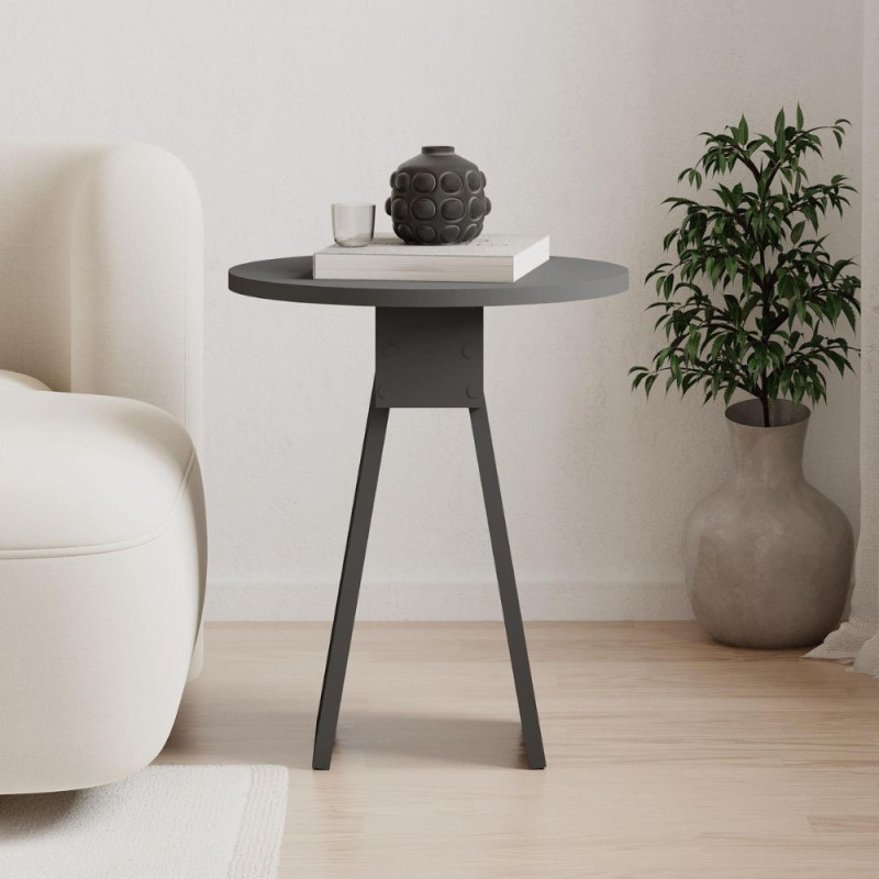 Tavolino da salotto Chen antracite 50x42x23,4 cm moderno