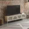Porta TV Tayra metallo 4 ante 180 cm colore crema moderno