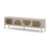 Porta TV Tayra metallo 4 ante 180 cm colore crema moderno