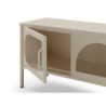 Porta TV Tayra metallo 4 ante 180 cm colore crema moderno