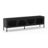 Porta TV Tayra metallo 4 ante 180 cm colore nero moderno
