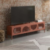Porta TV Tayra metallo 4 ante 180 cm colore terracotta design