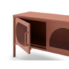 Porta TV Tayra metallo 4 ante 180 cm colore terracotta design