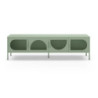 Porta TV Tayra metallo 4 ante 180 cm verde menta moderno