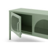 Porta TV Tayra metallo 4 ante 180 cm verde menta moderno