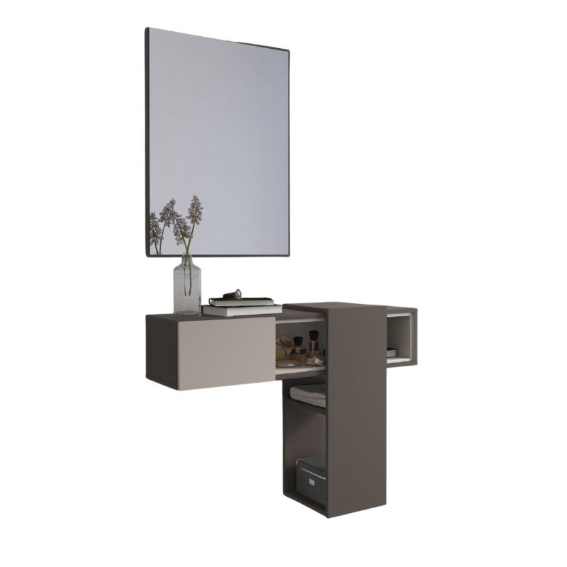 Mobile ingresso sospeso MOG con specchio cobalto grey cashmere