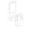 Mobile ingresso sospeso MOG con specchio cobalto grey cashmere