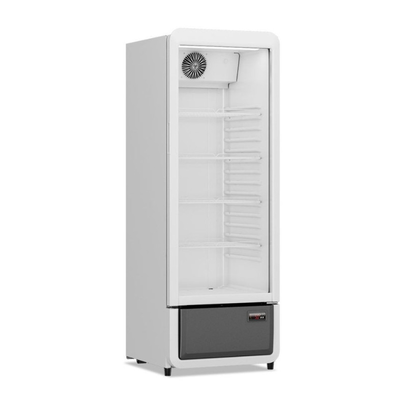 Frigo vetrina bibite ventilata Nora 240 bianco 54x56x152,5 cm D
