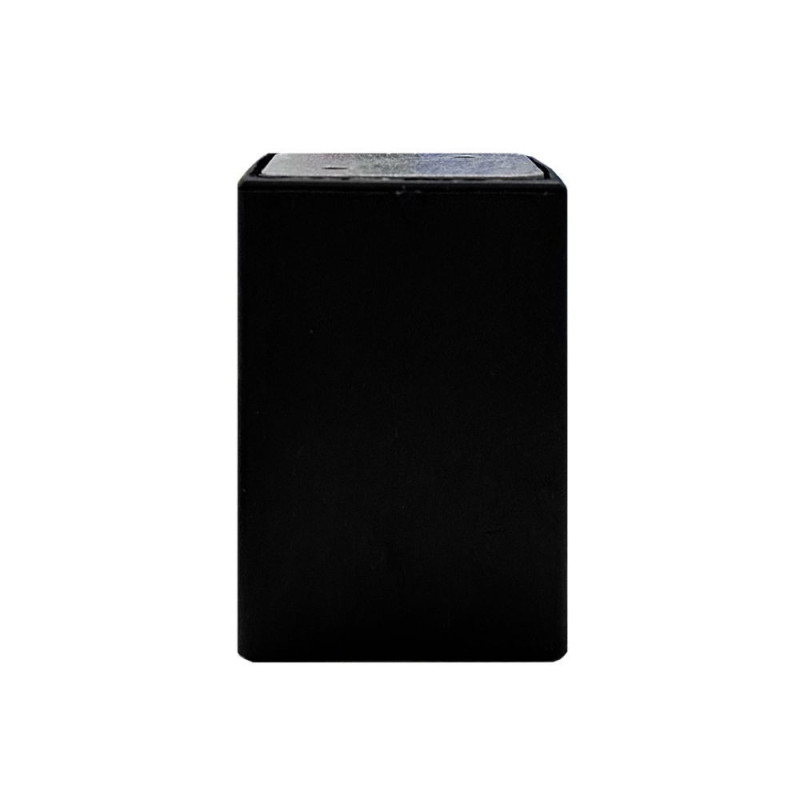 Piede cubotto in plastica nero 5,3x5,3x8 cm per armadi