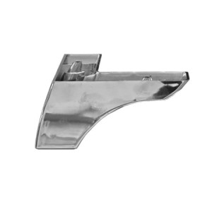 Zoom Piede in plastica colore cromo 16.5x16.5x8H cm.