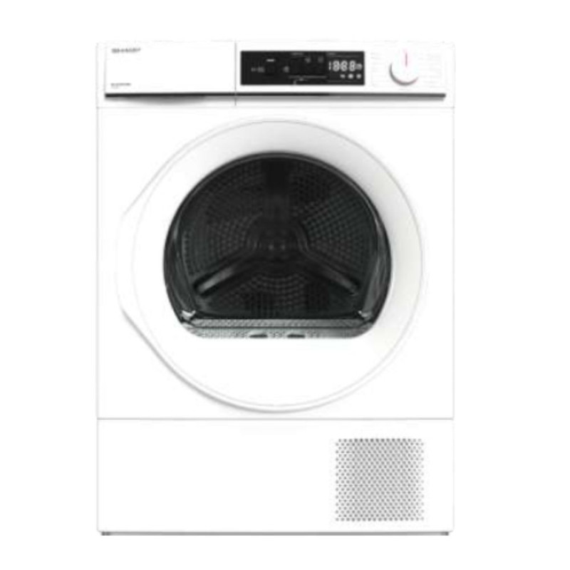 Asciugatrice Sharp KDNHA8S6GWE 8 kg classe E carica frontale