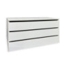 Cassettiera interna 3 cassetti bianca 87,3x51x48,5 cm cucina